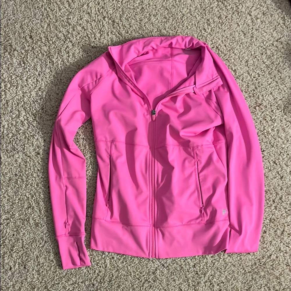 Women's Pink Zip-Up Jacket